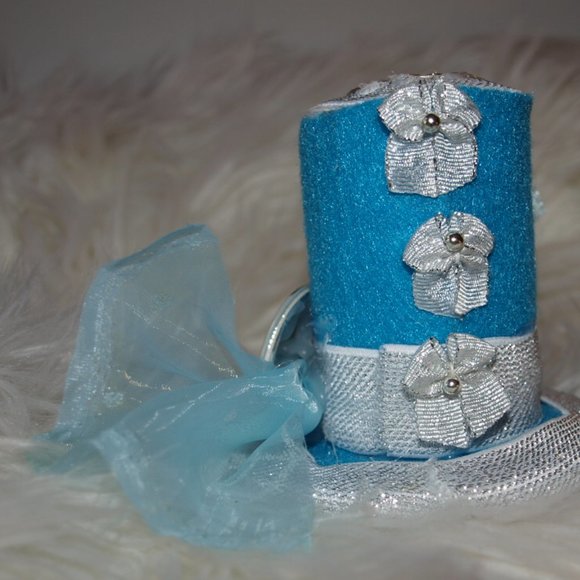 Grandma&Me Small Tall Light Blue Hat HANDMADE - Picture 3 of 10